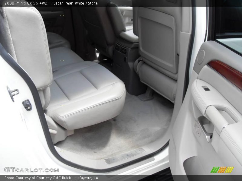 Tuscan Pearl White / Stone 2008 Infiniti QX 56 4WD