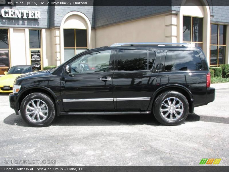 Liquid Onyx Black / Charcoal 2009 Infiniti QX 56