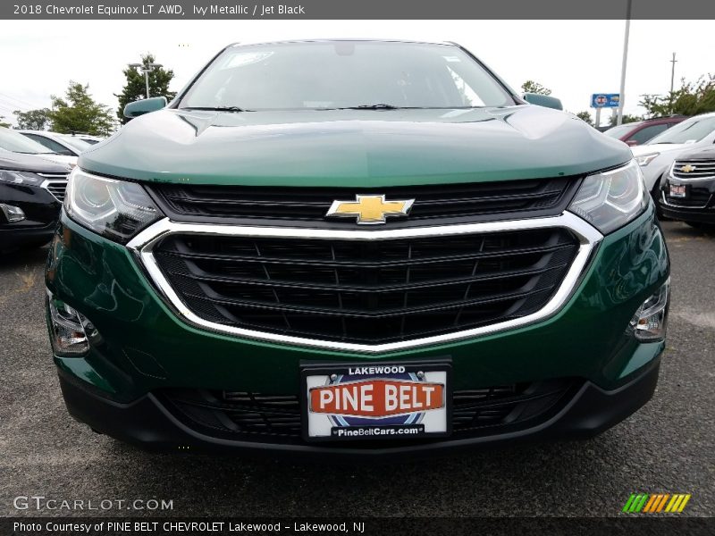 Ivy Metallic / Jet Black 2018 Chevrolet Equinox LT AWD