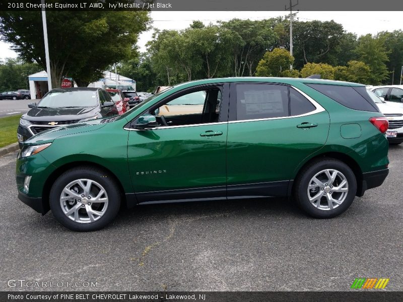 Ivy Metallic / Jet Black 2018 Chevrolet Equinox LT AWD