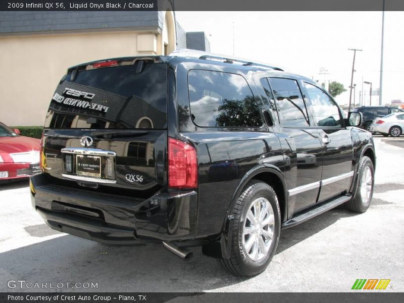 Liquid Onyx Black / Charcoal 2009 Infiniti QX 56