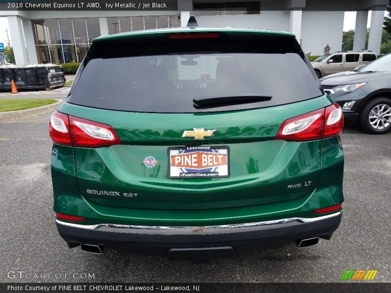 Ivy Metallic / Jet Black 2018 Chevrolet Equinox LT AWD