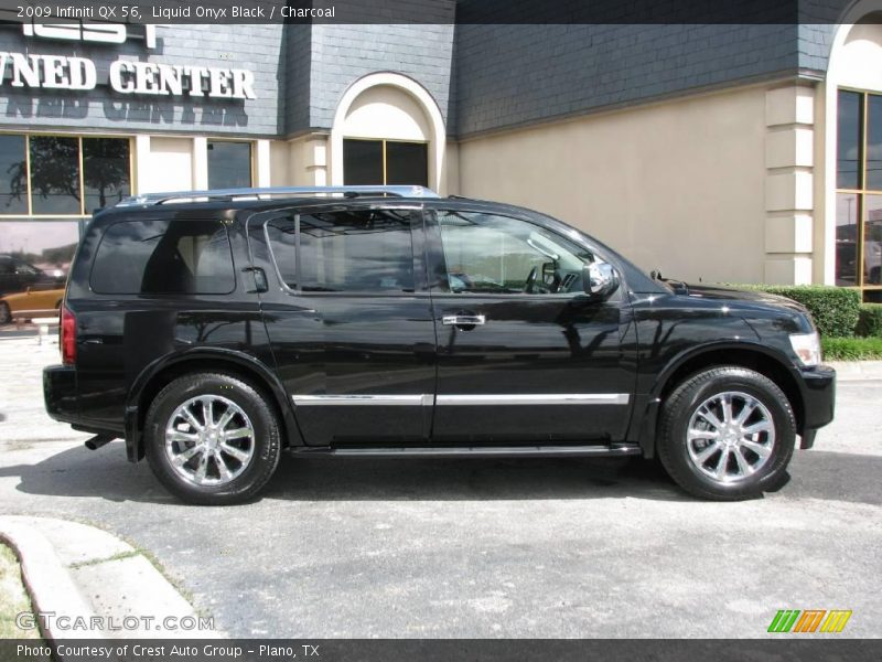 Liquid Onyx Black / Charcoal 2009 Infiniti QX 56