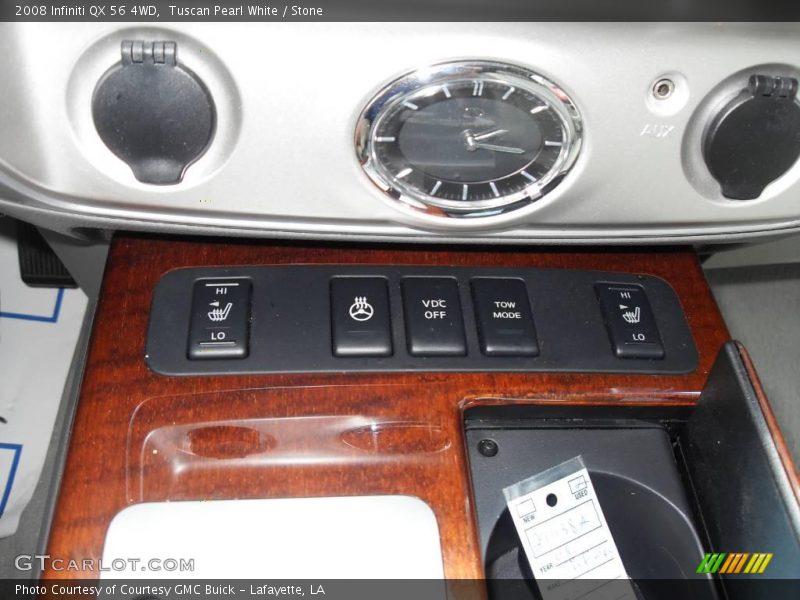 Tuscan Pearl White / Stone 2008 Infiniti QX 56 4WD