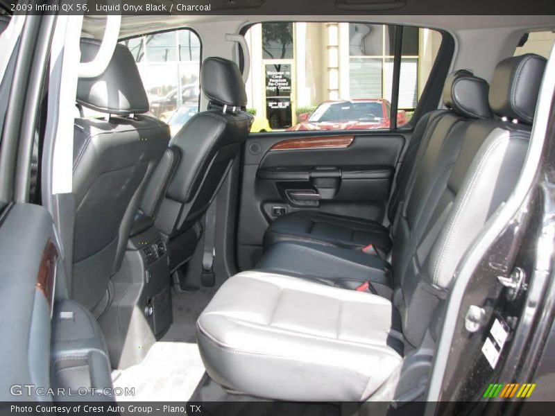 Liquid Onyx Black / Charcoal 2009 Infiniti QX 56
