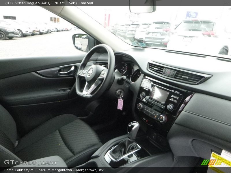 Brilliant Silver / Charcoal 2017 Nissan Rogue S AWD