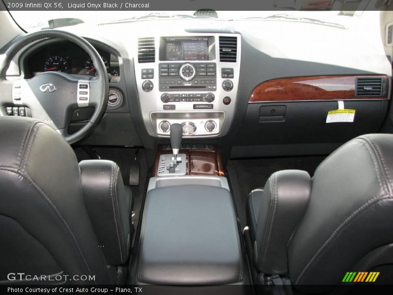 Liquid Onyx Black / Charcoal 2009 Infiniti QX 56