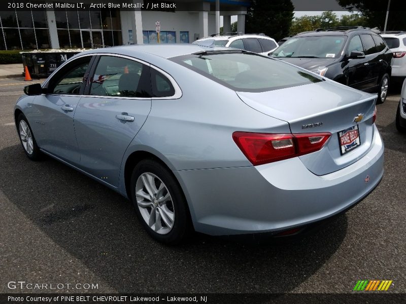 Arctic Blue Metallic / Jet Black 2018 Chevrolet Malibu LT