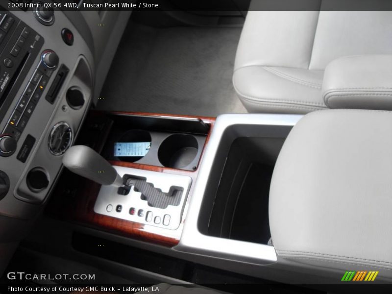 Tuscan Pearl White / Stone 2008 Infiniti QX 56 4WD