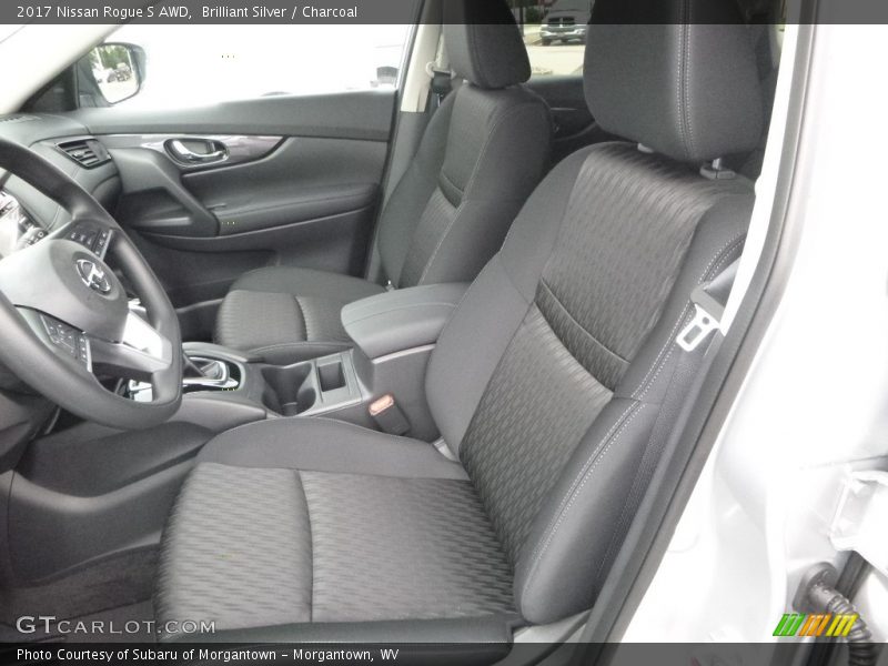 Brilliant Silver / Charcoal 2017 Nissan Rogue S AWD