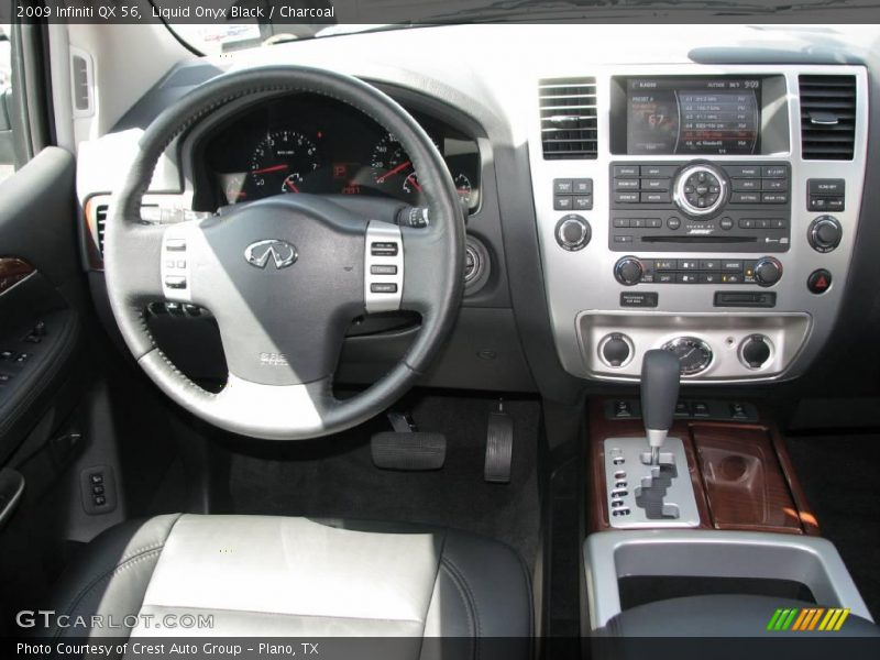Liquid Onyx Black / Charcoal 2009 Infiniti QX 56