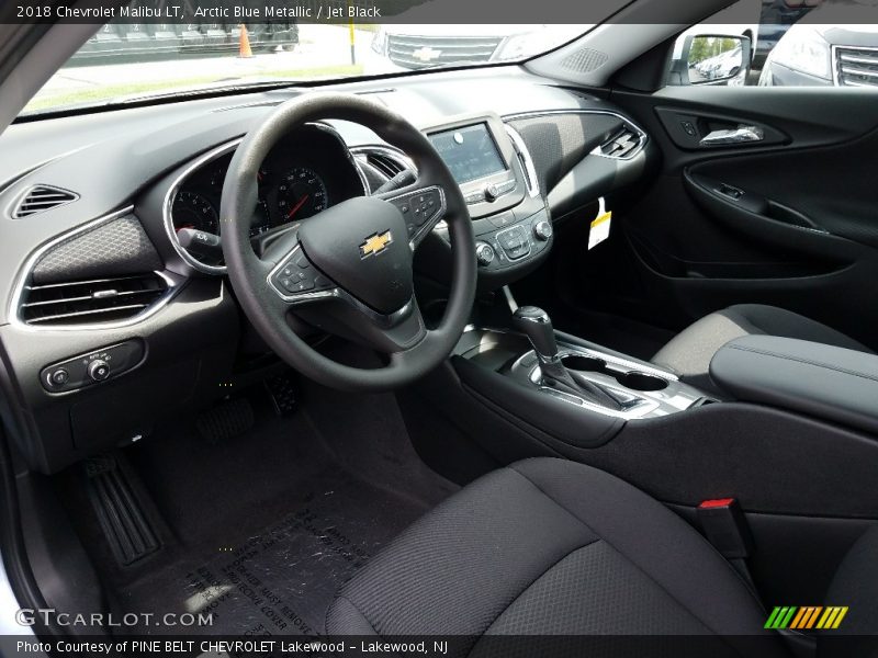 Arctic Blue Metallic / Jet Black 2018 Chevrolet Malibu LT