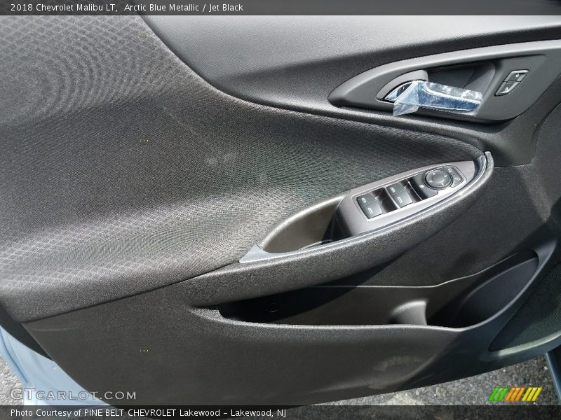 Arctic Blue Metallic / Jet Black 2018 Chevrolet Malibu LT