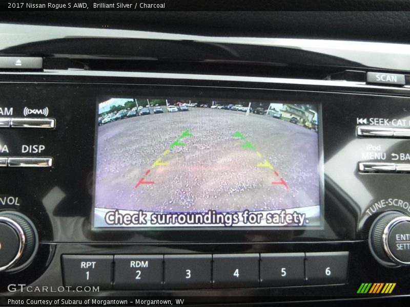 Brilliant Silver / Charcoal 2017 Nissan Rogue S AWD