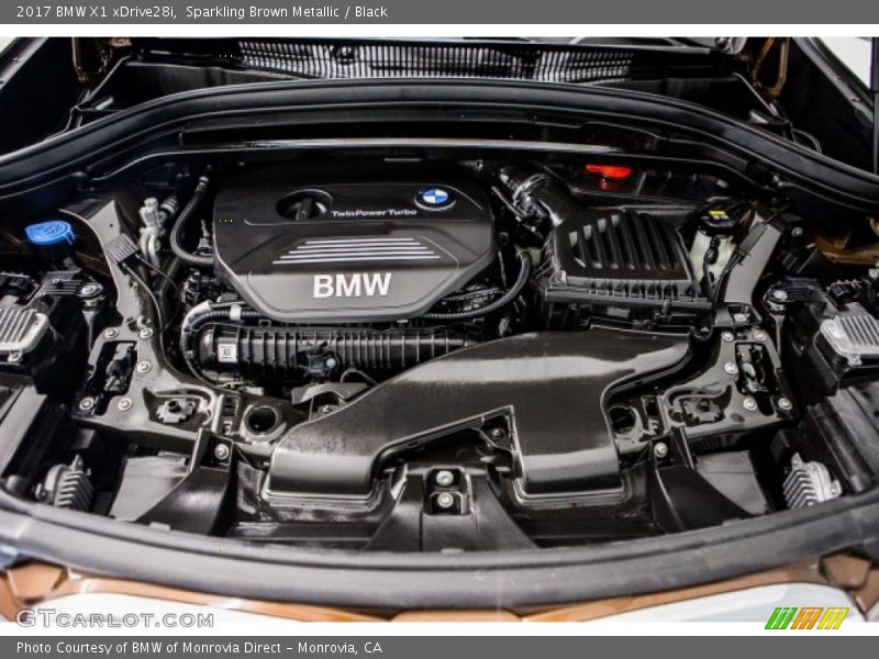 Sparkling Brown Metallic / Black 2017 BMW X1 xDrive28i