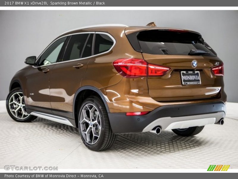 Sparkling Brown Metallic / Black 2017 BMW X1 xDrive28i