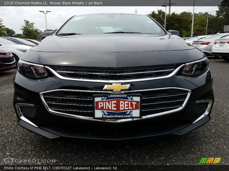 Mosaic Black Metallic / Jet Black 2018 Chevrolet Malibu LS