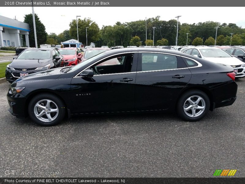 Mosaic Black Metallic / Jet Black 2018 Chevrolet Malibu LS