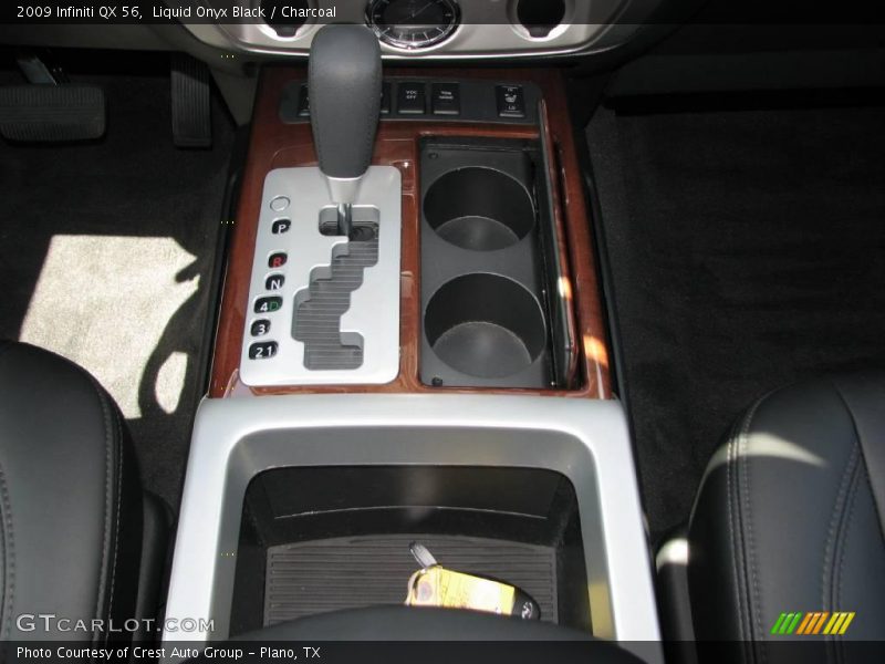 Liquid Onyx Black / Charcoal 2009 Infiniti QX 56