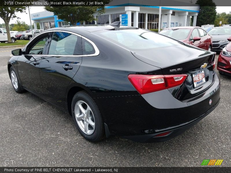 Mosaic Black Metallic / Jet Black 2018 Chevrolet Malibu LS