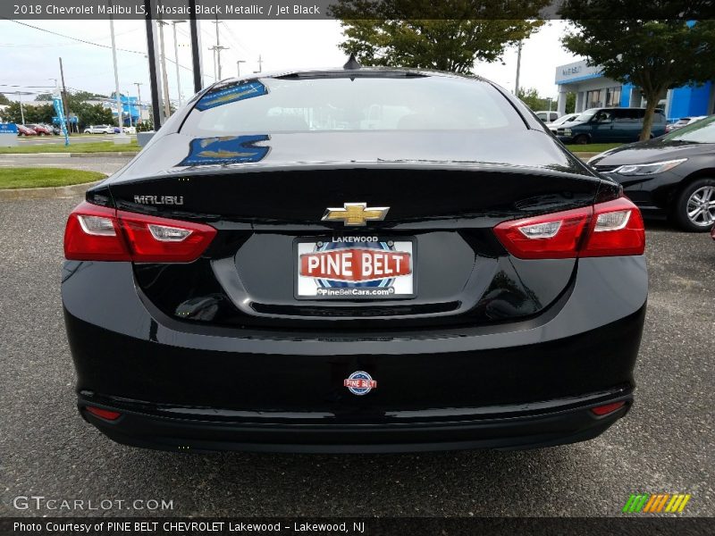Mosaic Black Metallic / Jet Black 2018 Chevrolet Malibu LS