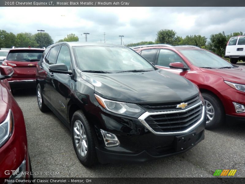 Mosaic Black Metallic / Medium Ash Gray 2018 Chevrolet Equinox LT