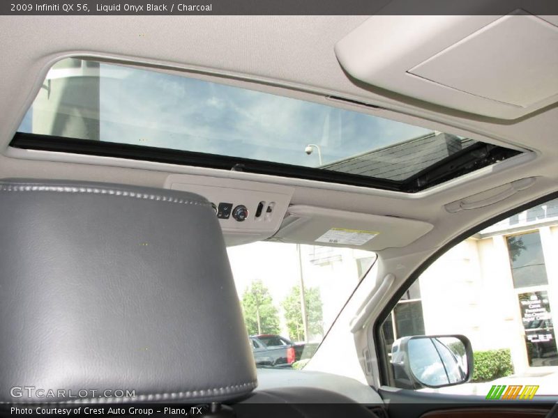 Liquid Onyx Black / Charcoal 2009 Infiniti QX 56