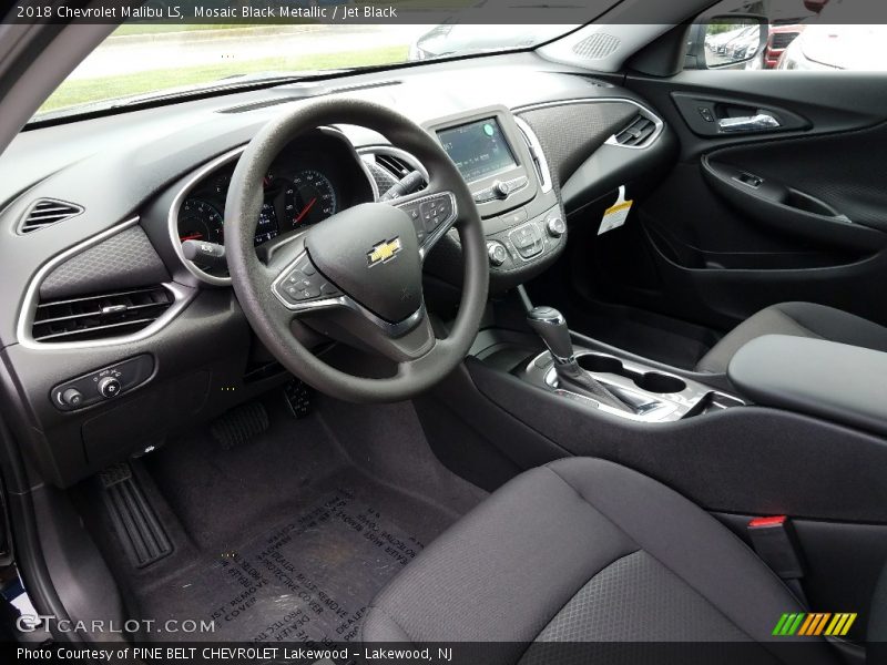 Mosaic Black Metallic / Jet Black 2018 Chevrolet Malibu LS