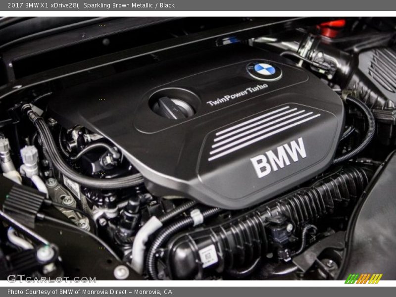 Sparkling Brown Metallic / Black 2017 BMW X1 xDrive28i