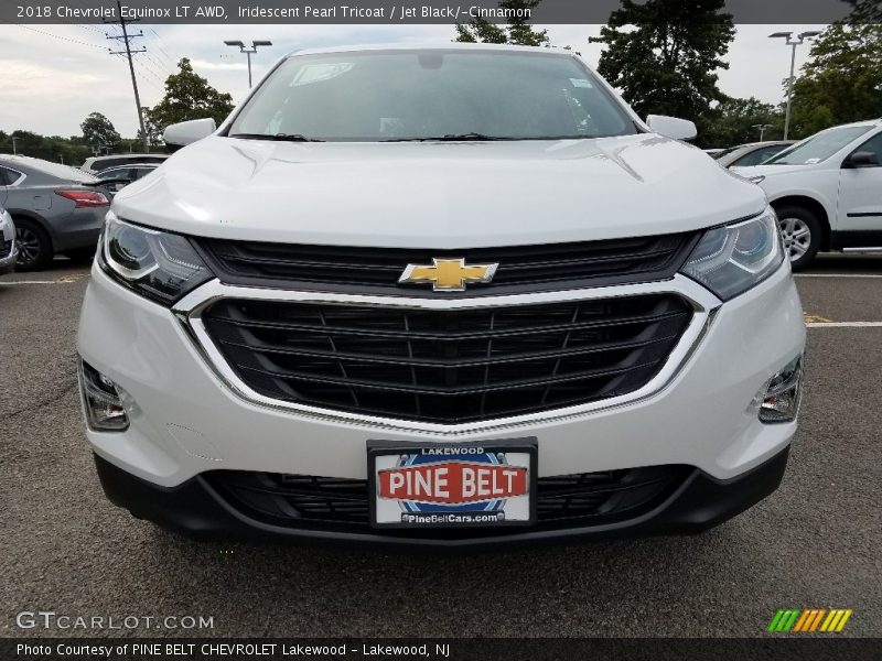 Iridescent Pearl Tricoat / Jet Black/­Cinnamon 2018 Chevrolet Equinox LT AWD