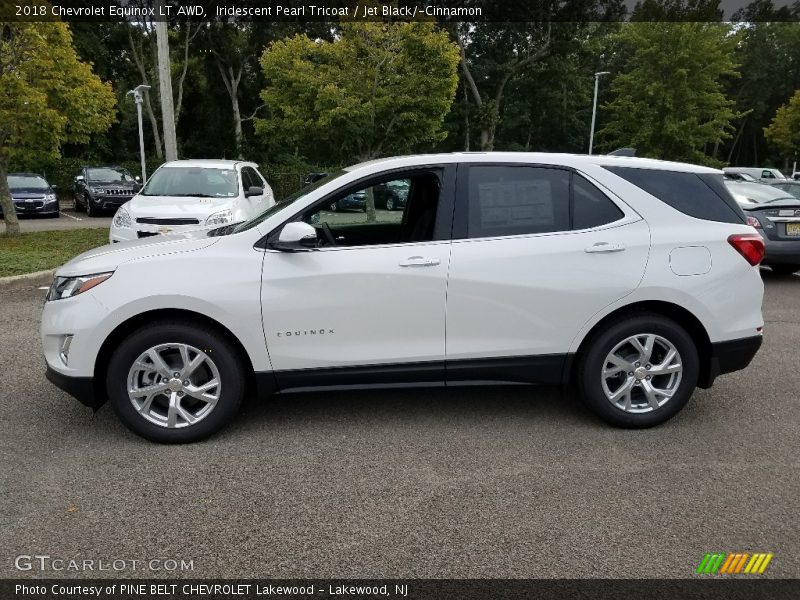 Iridescent Pearl Tricoat / Jet Black/­Cinnamon 2018 Chevrolet Equinox LT AWD