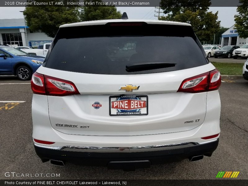 Iridescent Pearl Tricoat / Jet Black/­Cinnamon 2018 Chevrolet Equinox LT AWD