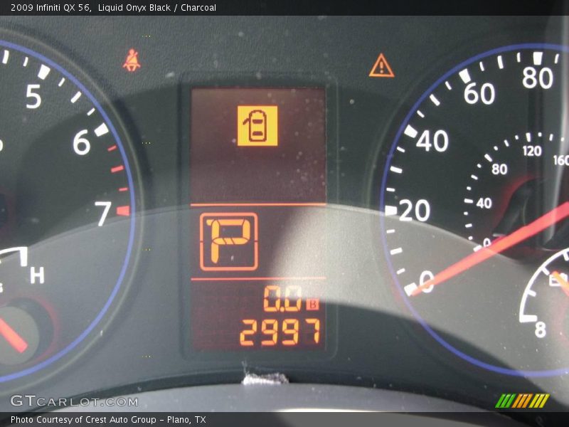 Liquid Onyx Black / Charcoal 2009 Infiniti QX 56