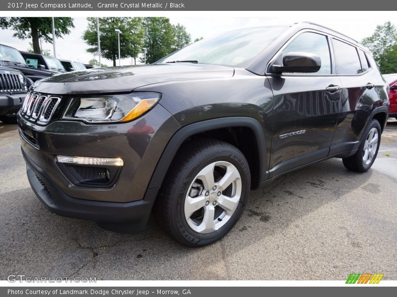 Granite Crystal Metallic / Black 2017 Jeep Compass Latitude