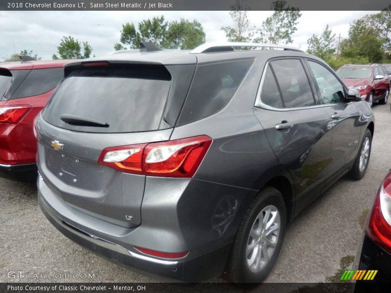 Satin Steel Metallic / Jet Black 2018 Chevrolet Equinox LT