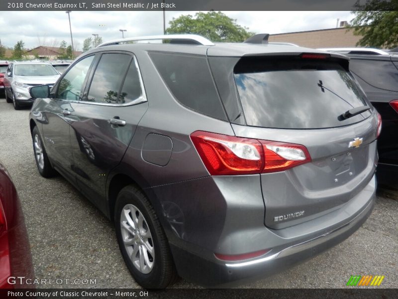 Satin Steel Metallic / Jet Black 2018 Chevrolet Equinox LT