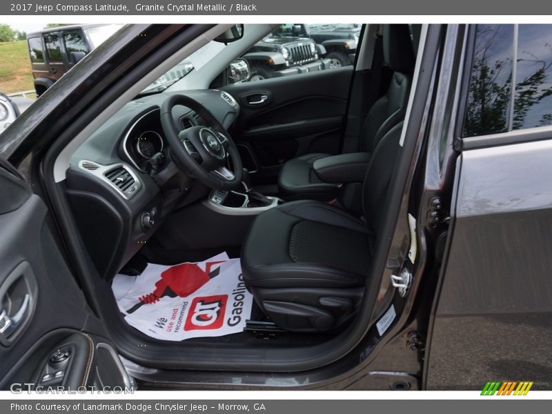 Granite Crystal Metallic / Black 2017 Jeep Compass Latitude