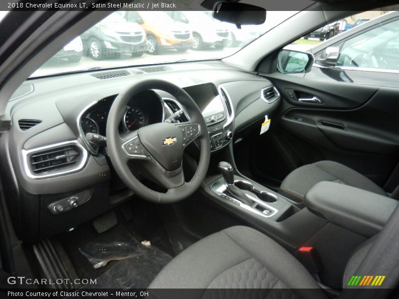 Satin Steel Metallic / Jet Black 2018 Chevrolet Equinox LT