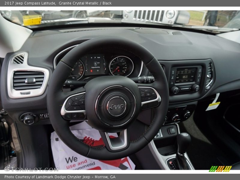 Granite Crystal Metallic / Black 2017 Jeep Compass Latitude