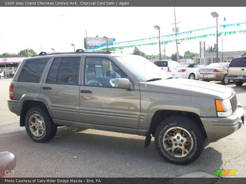 Charcoal Gold Satin / Agate 1996 Jeep Grand Cherokee Limited 4x4