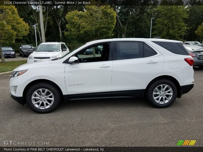 Summit White / Jet Black 2018 Chevrolet Equinox LT AWD