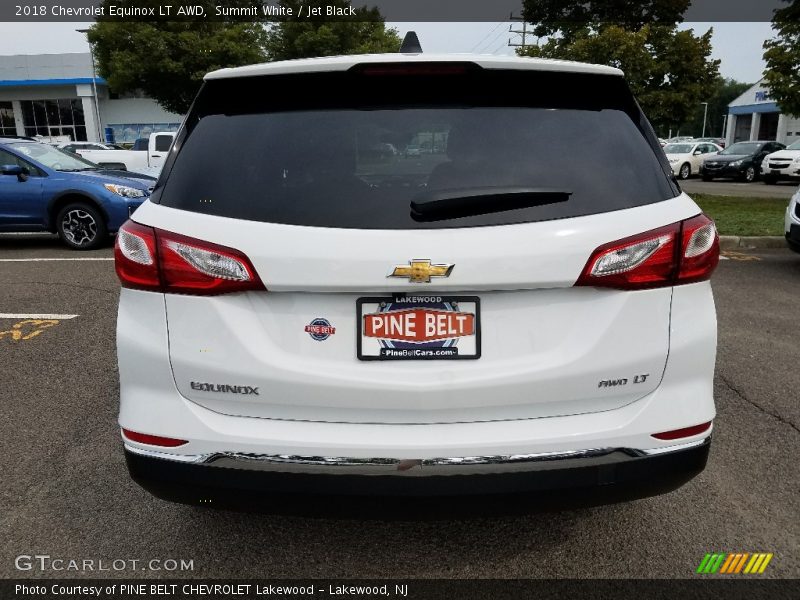 Summit White / Jet Black 2018 Chevrolet Equinox LT AWD