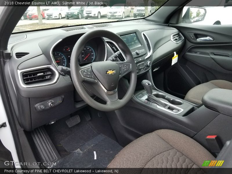 Summit White / Jet Black 2018 Chevrolet Equinox LT AWD