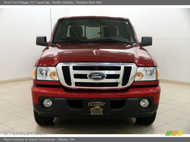Redfire Metallic / Medium Dark Flint 2010 Ford Ranger XLT SuperCab