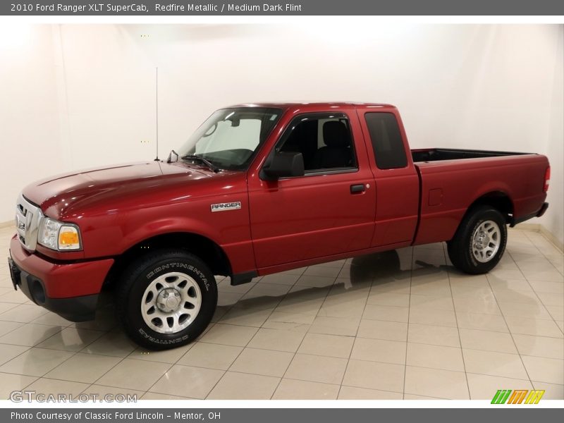 Redfire Metallic / Medium Dark Flint 2010 Ford Ranger XLT SuperCab