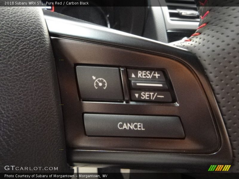 Controls of 2018 WRX STI