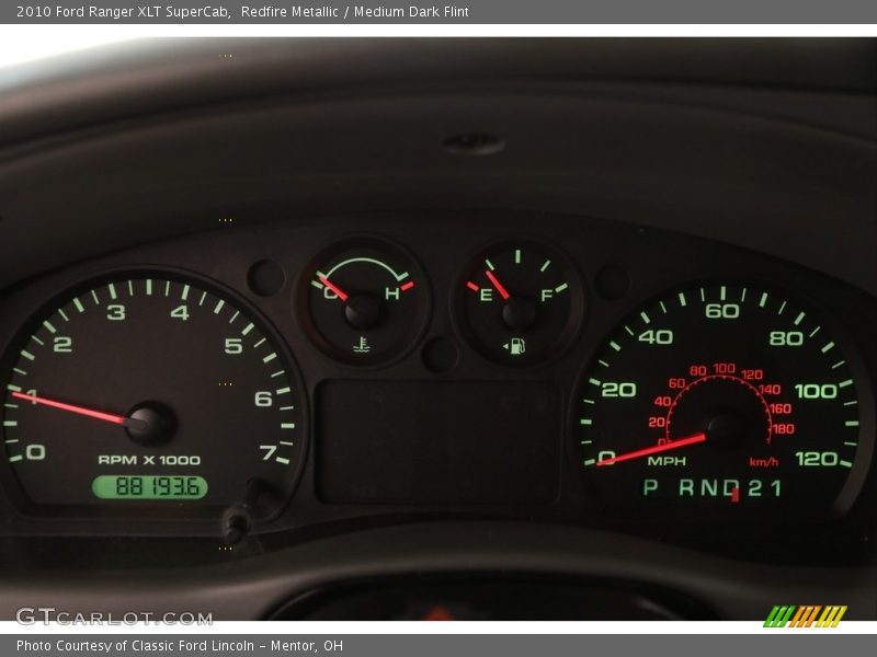 Redfire Metallic / Medium Dark Flint 2010 Ford Ranger XLT SuperCab