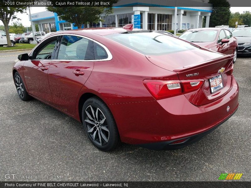 Cajun Red Tintcoat / Jet Black 2018 Chevrolet Malibu LT