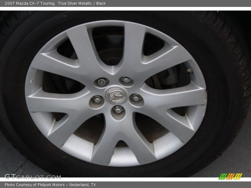 True Silver Metallic / Black 2007 Mazda CX-7 Touring
