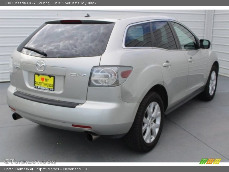 True Silver Metallic / Black 2007 Mazda CX-7 Touring